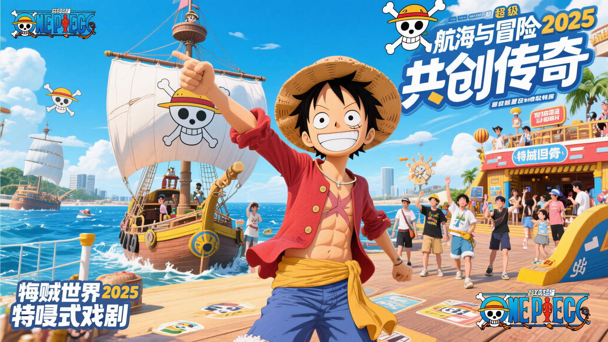 《海贼王》全新盛典“航海狂欢夏日2025”震撼来袭! 《海贼王》全新盛典“航海狂欢夏日2025”震撼来袭!